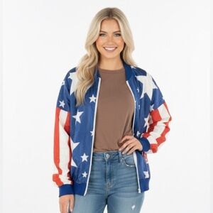 DuPont Tyvek Olympic USA jacket zippered sponsored by General Mills